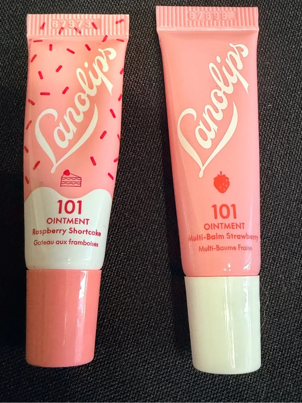 Lanolips 101 Ointment Multi-Balm Strawberry &  101 Ointment Raspberry Shortcake